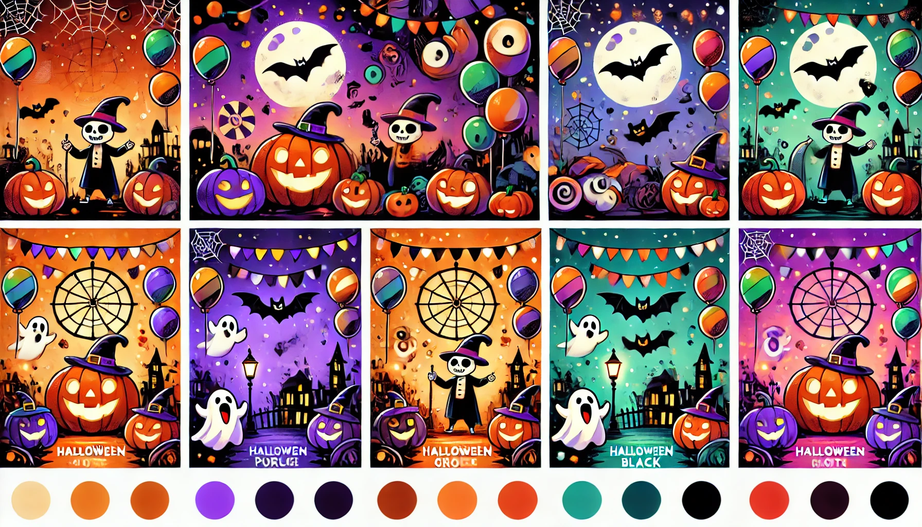 6 Unique Color Decisions For A Halloween Party
